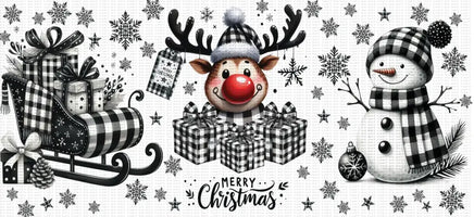 Plaid Christmas UV Wrap
