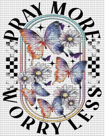 Pray More /sleeve - Baby 6 in / DTF