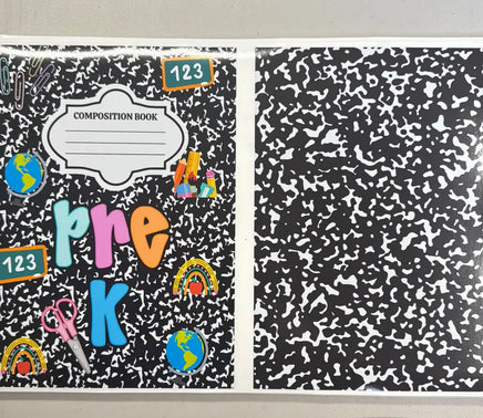 Pre K Notebook Cover