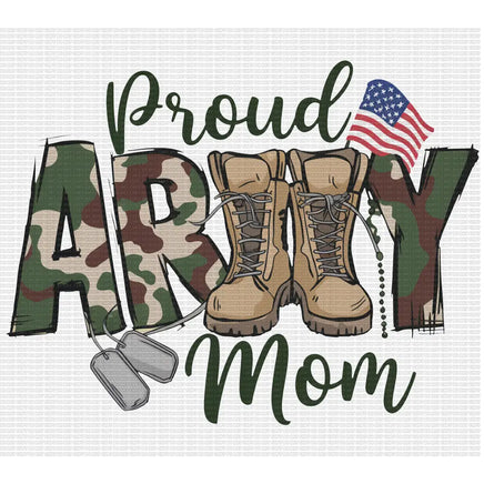 Proud Army mom boots