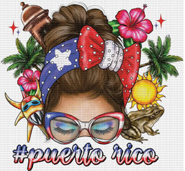Puerto Rico Messy Bun