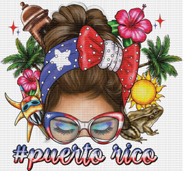 Puerto Rico Messy Bun