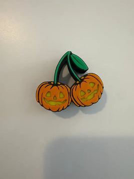 Pumpkin Cherries Straw topper