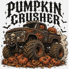 Pumpkin crusher monster truck