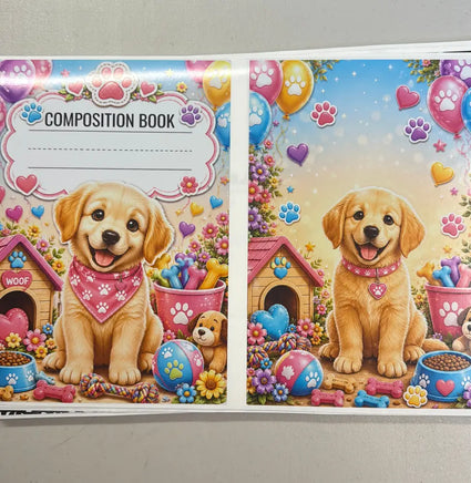 Puppy Notebook Cover