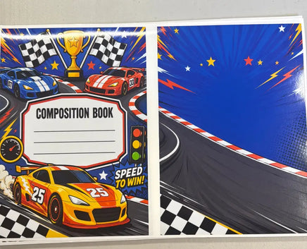 Racing Cars Notebook Cover