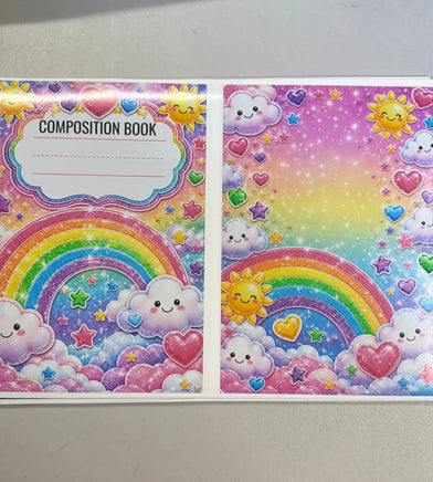 Rainbow Notebook Cover