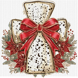 Red Christmas Cross