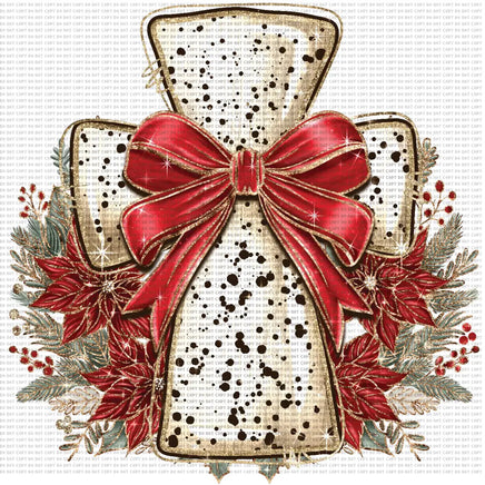 Red Christmas Cross