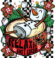 Relaxing in hot cocoa - sleeve