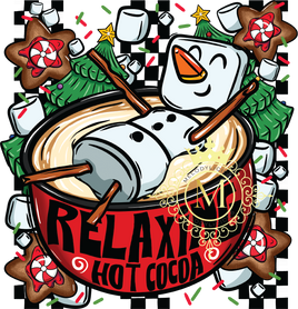 Relaxing in hot cocoa - sleeve