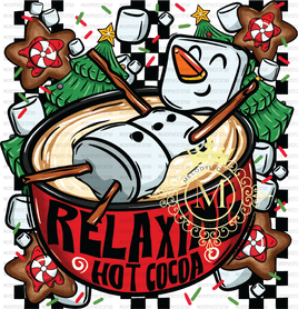 Relaxing in hot cocoa - sleeve