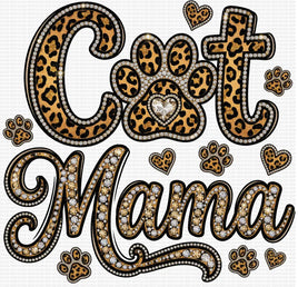 Rhinestone Cat Mama