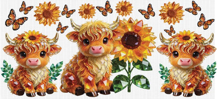 Rhinestone Cows UV Wrap