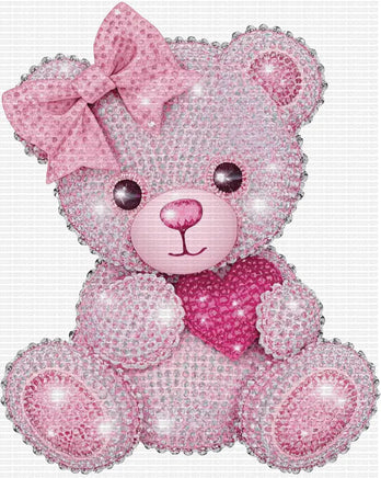 Rhinestone Pink Teddy