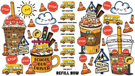 School Bus Driver UV Wrap
