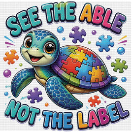 See the able not the label Autism turtle