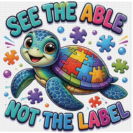 See the able not the label Autism turtle