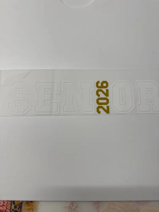 SENIOR 2025 WHITE DD