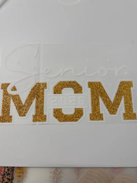 SENIOR MOM WHITE AND GOLD DD
