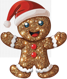 Sequin gingerbread man