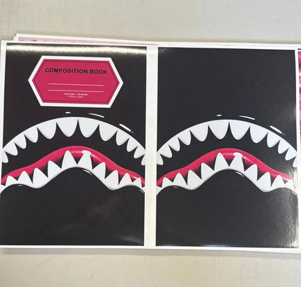 Shark Mouth Notebook Cover