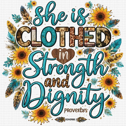 She is Clothed in Strength and Dignity