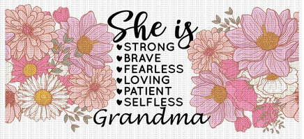 She Is Grandma UV Wrap