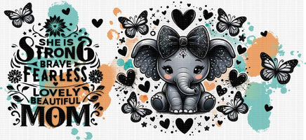 She Is Mom Elephant UV WRAP