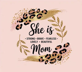 She is mom tumbler wrap