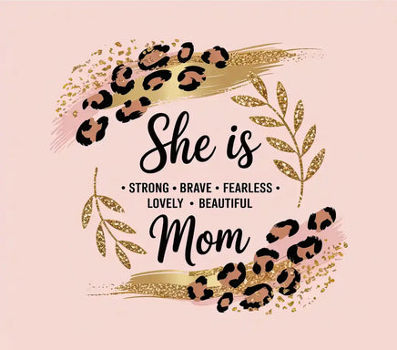 She is mom tumbler wrap