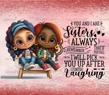 Sisters tumbler wrap Sublimation / 3
