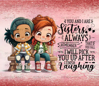 Sisters tumbler wrap Sublimation / 5