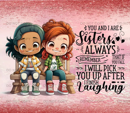 Sisters tumbler wrap Sublimation / 5