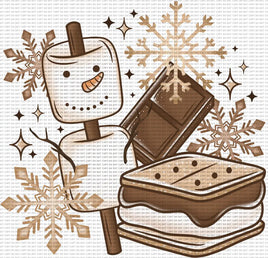 Snowman smore /sleeve