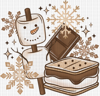 Snowman smore /sleeve