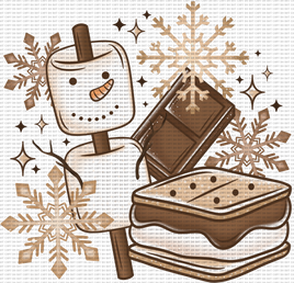 Snowman smore /sleeve