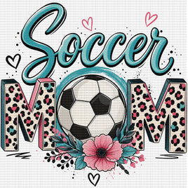 Soccer mom pink and teal