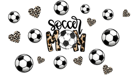 soccer mom leopard cold cup wrap