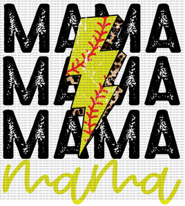 Softball Mama Distressed