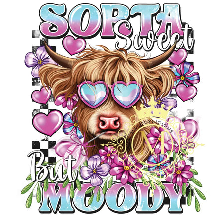 Sorta Sweet But Moody (sleeve) - baby 6 inch / Sublimation