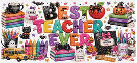 Spooky Best Teacher UV Wrap