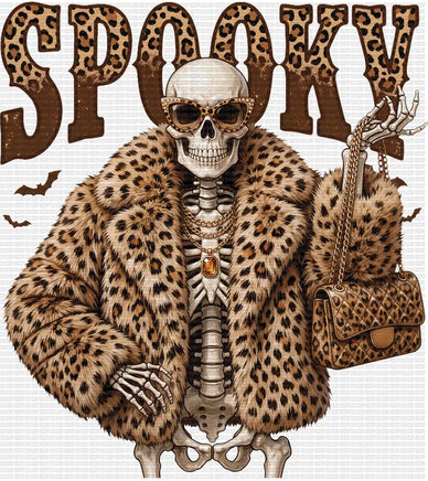 Spooky Boujee Skeleton