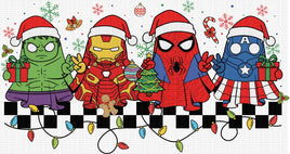 Spooky Christmas superheroes