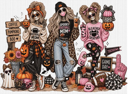 Spooky Football Mama