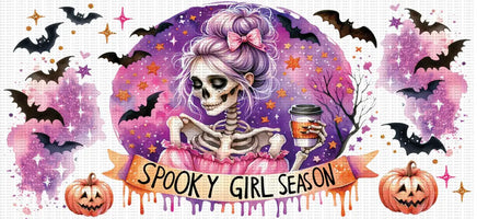 Spooky Girl Season UV Wrap