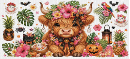 Spooky Tropical Cow UV Wrap