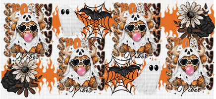 Spooky Vibes Cow UV Wrap