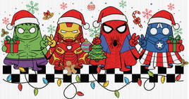 Spooky Christmas superheroes