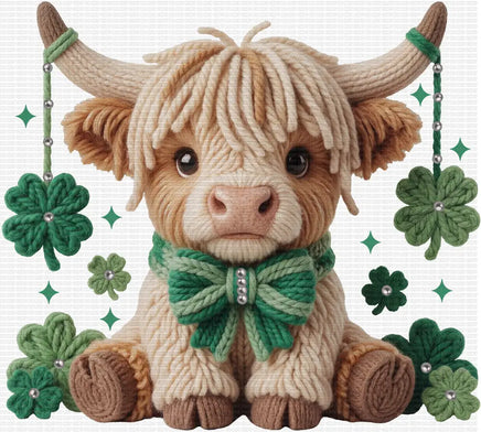 St Patrick’s Cow Faux Yarn